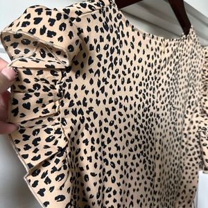 Leopard print romper